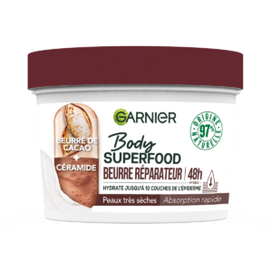 GARNIER Beurre réparateur (Beurre de Cacao + Céramide)