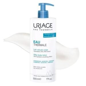 URIAGE Eau Thermale - Lait Velouté Hydratation 24H Effet Lissant - Corps - Peaux Sèches et Sensibles 500ml